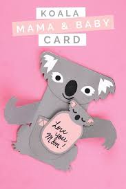 Adorable Koala Mother S Day Card Handmade Gifts Mad In Crafts Mother S Day Diy Mothers Day Cards Homemade Mothers Day Cards