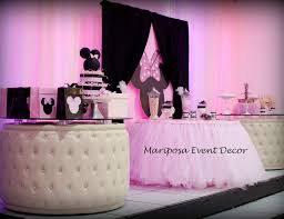 Unique baby shower decorations from independent artists. Minnie Mouse Party Ideas For A Baby Shower Catch My Party