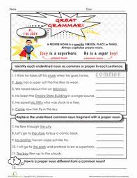 Live worksheets > english > english as a second language (esl) > nouns > common and proper nouns. Third Grade Reading Writing Worksheets Common And Proper Nouns Common And Proper Nouns Nouns Third Grade Proper Nouns Worksheet