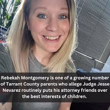 When Rebekah Montgomery read a court order stating she appeared before  231st District Judge Jesse Nevarez last month, she was unsettled but not  surprised. Montgomery said she had not been in Texas
