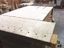 I have a big, old, heavy, wooden table that i'm not using. A Cheap Slippery Smooth Workbench Surface Woodworking Blog Videos Plans How To
