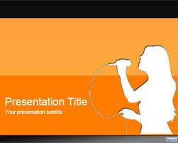 Orange Karaoke Powerpoint Template Is A Free Ppt Template With Orange Style That You Can Download To D Powerpoint Templates Powerpoint Powerpoint Template Free