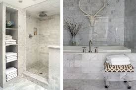 Three inch by six inch marble subway tile installed on a running bondalso known as a brick pattern in the bathrooms tub area and on thefloor, the. Tiles Talk Selecting Subway Tiles For Your Bathroom