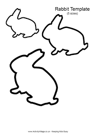 The design is for traditional white bunny ears. Rabbit Template Printable Tablon