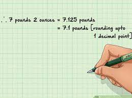 1 oz → 0.0625 lb. 3 Ways To Convert Tenths Of A Pound To Ounces Wikihow