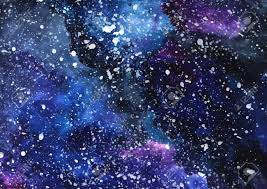 Download Hand Painted Watercolor Cosmic Texture With Stars Space Starry Stock Photo Picture And Royalty Free Image Image 76768010