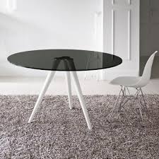 Round bronze glass table tops are tempered with a bright flat polish edge. Unity 120cm Round Smoked Glass Dining Table