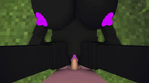 Enderwoman takes 3D Minecraft cum from villager