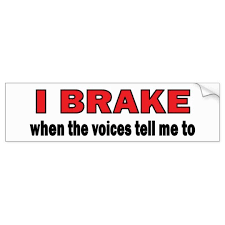 Brake Voices Bumper Sticker Zazzle Com Bumper Stickers Political Bumper Stickers Funny Bumper Stickers
