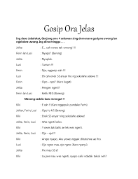 Sehingga jika kita perluas lagi pengertian dari istilah yang satu ini maka bisa kita dapatkan statement bahwa recount merupakan jenis teks pada bahasa inggris yang. Drama Bahasa Jawa