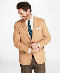 Double breasted with a little wear and tear, this is a truly awesome vintage piece. Regent Fit Camel Hair Sport Coat Brooks Brothers