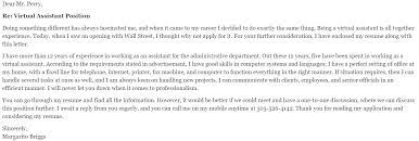 Jun 13, 2018 · 7 business skills for virtual assistants. Application Letter Virtual Assistant
