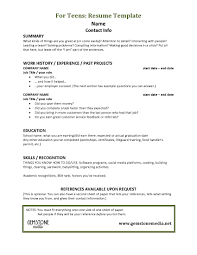 Write your teen resume fast, with tons of teenage resume samples, expert tips and good and bad examples. How To Write A Cv Teenager Template