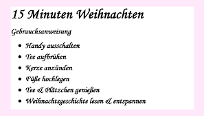 Maybe you would like to learn more about one of these? Libellchen 15 Minuten Weihnachten