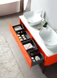 This bathroom vanity is barn red. Types Bathroom Sinks Basins Modern Sink Graspsense Com