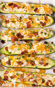 Jalapeno Popper Zucchini Boats Are A Low Carb Dream Recipe Zucchini Boat Recipes Healthy Recipes Recipes