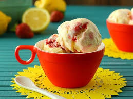 Strawberry Lemonade Ice Cream