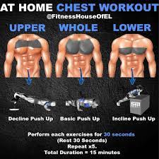 Chest Workout | Chest Workout At Home, Abs Workout Gym, Gym Workout Schedule