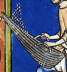 A Winnowing-Fan, used to separate grain from chaff. | Medieval crafts,  Medieval, Image