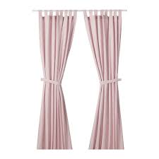 Lenda Curtains With Tie Backs 1 Pair Light Pink 55x118 Ikea Lenda Curtains Curtains With Blinds Pink Curtains