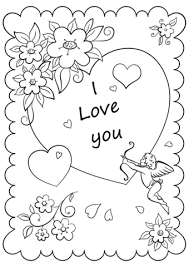 The big valentine's day coloring book for toddlers and. Valentine S Day Card I Love You Coloring Page From St Valentine S Day Category Sel Valentines Day Coloring Page Valentines Day Coloring Love Coloring Pages