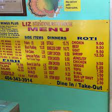 Liz International Roti House Fast Food Restaurant In Decatur