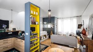 Bibliotheque Comme Cloison D Une Cuisine Ouverte Maison Decoration Maison Amenagement Salon