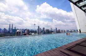 From the klia2 airport, you take the sky bus to the city center. Regalia Suites Klcc Infinity Pool Comfort Homestay Kuala Lumpur Best Price Guarantee Mobile Bookings Live Chat