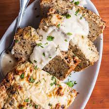 Bacon Alfredo Turkey Meatloaf Recipe Recipe In 2021 Turkey Meatloaf Recipes Turkey Meatloaf Meatloaf