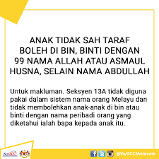 Anak orang islam yang dilahirkan di luar ikatan perkahwinan atau tidak sah taraf, boleh di bin atau binti dengan mufti johor, datuk yahya ahmad, berkata langkah itu bagi mengelak anak tidak sah taraf berasa teraniaya atau menanggung aib pada masa hadapan jika mereka hanya. Xp7fo4c0edis2m