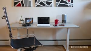Diy standing desk adjustable and mobile (pdf plan). Ikea Skarsta Review The Most Basic Of Standing Desks Android Authority