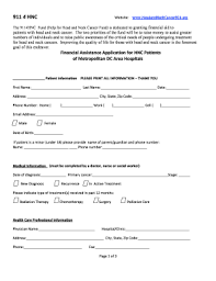 To apply, call the national energy assistance referral (near) project. Fillable Online The 9114hnc Fund Help For Head And Neck Cancer Fund Is Dedicated To Granting Financial Aid To Fax Email Print Pdffiller