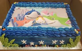 2nd Birthday Baby Shark Cake Decorations Baby Shark Sheet Cake Baby Shark Sheet Cake Shark Sheets