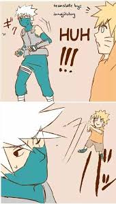 4 Masa Kecil Naruto Bersama Ayah Dan Kakak Kakashi Komik Lucu Komik Lucu