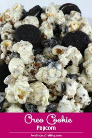 Oreo Cookie Popcorn Recipe Popcorn Recipes Salty Popcorn Recipe Snacks