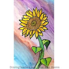 How To Draw A Sunflower Sunflower Art Sunflower Drawing Flower Drawing See more ideas about sunflower drawing, sunflower, sunflower tattoos.