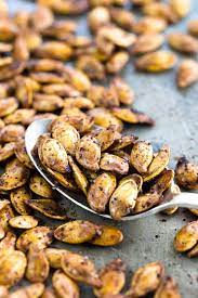 How To Roast Pumpkin Seeds Step By Step Jessica Gavin Recipe Pumpkin Seed Recipes Roasted Pumpkin Seeds Roast Pumpkin