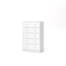 Check spelling or type a new query. Levan Home Modern White Tall 5 Drawer Chest Bedroom Dresser Lh 435978