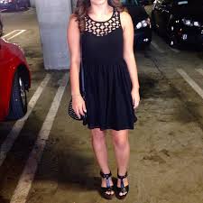 Lf Black Dress With Cutouts And Studs Black Dress Small Dress Dresses