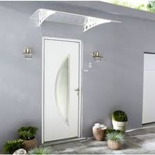 Porte D Entree Aluminium Adora Blanc 90 X H 215 Cm Poussant Gauche En 2020 Porte Entree Aluminium Castorama Auvent