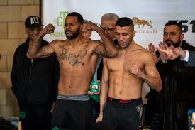 Avni yıldırım ile amerikalı rakibi dirrell basın toplantısında yüz yüze geldi. Photos Anthony Dirrell Avni Yildirim Set For Wbc Title Clash Boxing News