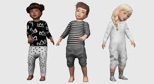 I wish i could style my hair like them! Sims 4 Cute Toddler Clothes My Sims 3 Blog New Clothing For Toddler Females By Furiental I Don T Own Any Of These Idella Gusher