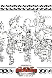 In this movie, hiccup, a young viking who aspires to hunt dragons becomes the unlikely friend of a young dragon. Free Printable Httyd3 Coloring Page How To Train Your Dragon 3 The Hidden World Characte Dragon Coloring Page How Train Your Dragon How To Train Your Dragon