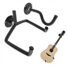 Buy Universal Acoustic Guitar Hanger Hook Horizontal Guitar Wall Mount Holder Bracket With Screw Set At Affordable Prices Free Shipping Real Reviews With Photos Joom
