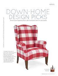 athomeinarkansas sept2013 plaid chair red decor chair