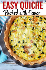 Easy Zucchini Quiche Recipe Eating On A Dime Recipe Zucchini Quiche Recipes Quiche Recipes Easy Breakfast Quiche Recipes