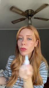 Color is “FUZZ” from @glossier #makeup #fyp #redhead #redheadbeauty #r...