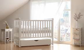 Yappymove Natural Wood Crib That Swings With A Mattress Included Baby Cot Baby Bed Natural Wood Crib Baby Furniture Nursery Wooden Bed Wood Crib Baby Furniture Baby Cot