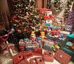 A christmas gift or christmas present is a gift given in celebration of christmas. Mum Of Four Who Spends 1 2k On Her Kids Christmas Gifts Defends Huge Present Pile