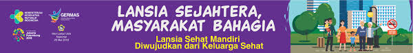 Contoh gambar baliho tentang pemberitaan hidup sehat supaya sejahtera. Spanduk Lansia Sehat Mandiri 75x580cm